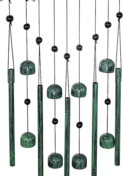 VP Home Dolphin Tribal Wind Chimes for Outside, 28.5-Inch Wind Chimes with Rustic Design for Gardens, Patios, and Porches, Thoughtful Gifts for Mom, Grandma, and Dolphin Lovers