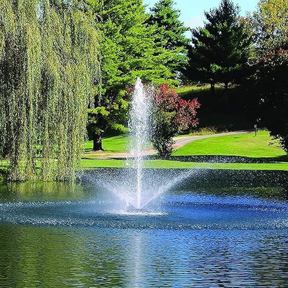 Kasco 1 HP J Series Decorative Fountain - 120V with 150 Ft Electric Power Cord | Pond and Lake Fountain | Efficient Pond Aerator Outdoor Fountain