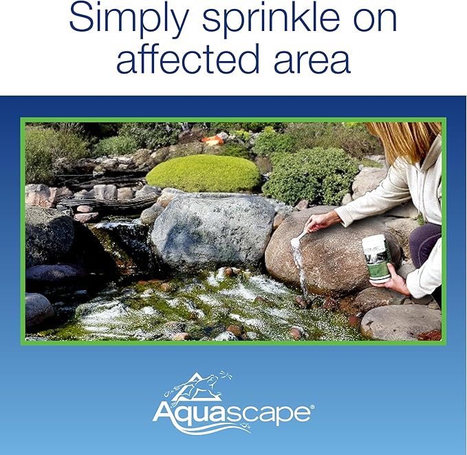 Aquascape EcoBlast Contact Granular Algaecide for Ponds, Waterfalls, Fountains, Streams, and Rocks, 38.4 oz / 1.1 kg, 29312