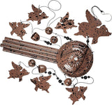 Flying Pigs Wind Chimes for Garden, Home, Balcony, Yard, Outdoor Decoration, Pig Wind Bells, Memorial Wind Chime, Wind Catcher, Blessing Wind Bells Xmas Gifts for Mom, Grandma, Family, Women, Friend
