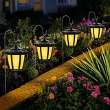Viewsun 34 Inch Solar Hanging Lights, Shepherd Hook Lights with 4 Lighting Modes Waterproof Outdoor Decorative Solar Lantern Lights for Garden Decor, Patio, Backyard, Pathway, 6 Pack