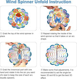 Butterfly Wind Chimes for Outside, 3D Wind Chimes with Wind Spinner, Outdoors Hanging Decor for Garden, Patio and Balcony, Gifts for Men, Women, Mom, Lovers