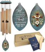 ASTARIN Wind Chimes for Loss of Loved One, Sympathy Gifts Wind Chime for Loss, Personalized Sympathy Windchimes in Memory of Mom/Dad, Memorial Gifts for Bereavement Condolences(Produced in USA)