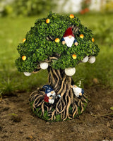 Hogni Solar Outdoor Garden Gnome Statue, Funny Lawn Gnome Statue Decorations, Waterproof Solar Powered Yard Art for Patio, Balcony, Lawn, Cute House Warming & Birthday Gifts for Mom, Grandma, Women