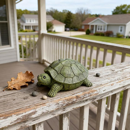 Key Holder Outdoor Waterproof Realistic Turtle Design, Hide a Key Hider with Secret Storage Compartment for Spare Keys, Trinket Box,Mom Gift Resin Spring Garden Ornament for Patio Yard Lawn Home Decor