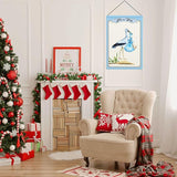 It's a Boy Flamingo Garden Flag Seasonal Double Sided 12 x 18 Inch Small Yard Flag for Indoor Outdoor Decor Holiday All Seasons