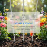 3D Realistic Dragonfly Garden Stakes, Colorful Waterproof Outdoor Decor for Yard, Lawn, Patio, Flower Bed, 6 Pack