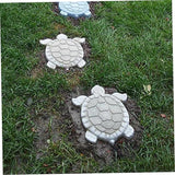 Concrete Molds, DIY Turtle Shape Stepping Stone Molds Reusable Personalized Garden Decor Tortoise Pavement Mold for Crafting Statue, Pathway..