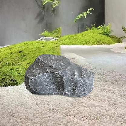Baoblaze Fake Rock Landscape Decoration Photo Ornaments Landscaping Lightweight Faux Stone Sculpture Realistic for Porch Yard Garden, 40x22x18cm