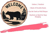 Spoontiques - Garden Décor - Bear Stepping Stone - Decorative Stone for Garden