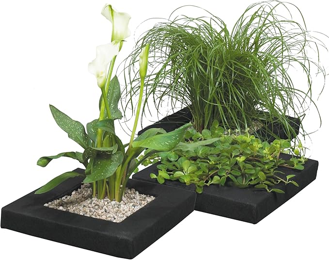 velda 127579 Square 35 Centimetre Floating Plant Island for The Pond