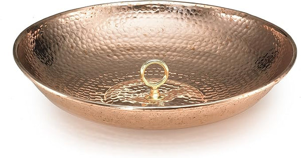 Good Directions 479P Rain Chain Basin Large 16-1/2 Inch Diameter, 4 Inches High, 100% Pure Copper