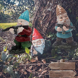 Military Garden Gnomes, Garden Statues Gnome with Gun, Funny Army Gnomes Soldiers Tactical Statue for Indoor Outdoor, Patio, Yard, Lawn, Christmas Ornaments, Home Décor