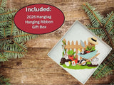 Gardening Gifts for Women - Garden Ornaments - Garden Christmas Ornaments - Plant Lady Gift Idea, Easy to Personalize At Home - Comes in a Gift Box so It's Ready for Giving