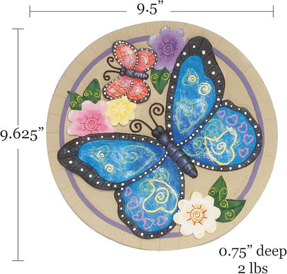 Spoontiques - Garden Décor - Butterfly Stepping Stone - Decorative Stone for Garden
