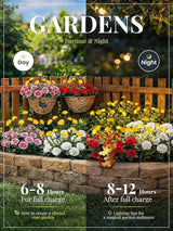 GIGALUMI Solar Lights Outdoor for Garden Decor, 2 Pack Solar Flower Lights Waterproof, 2 Lighting Modes 14 Carnations for Pathway,Yard, Patio Decoration, Gardening Gifts for Women (Yellow)