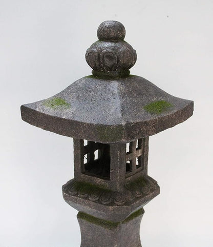 Hi-Line Gift 27IN Grey Stone Pagoda Lantern