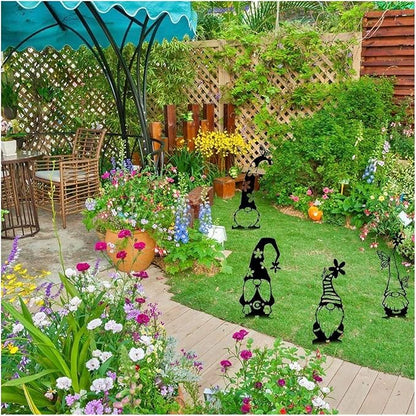 Outdoor Statue Garden Statue Metal Hollow Statues Accessories Sculpture Decor