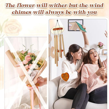 Mothers Day Funny Gifts for Mom, Mom Birthday Gift, Out Door Wind Chimes, Mothers Gift from Daughter Son, Wind Chime Garden Decor, Create Atmosphere Suitable for Garden Outside
