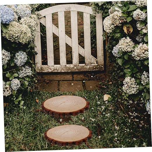 Outdoor Garden Wooden Stepping Log Paver for Pathway and Walkway Decoration Durable and Elegant Garden for Landscape Edging