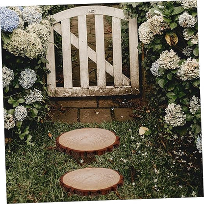 Outdoor Garden Wooden Stepping Log Paver for Pathway and Walkway Decoration Durable and Elegant Garden for Landscape Edging