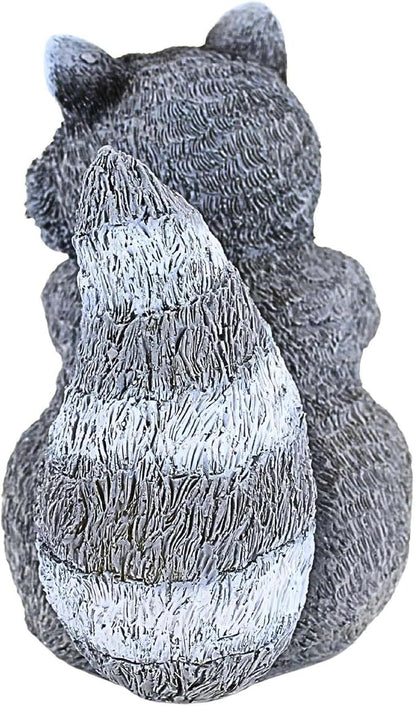 Roman 9.25 Inch H Raccoon Garden Statue