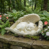 Elenon Cat Pet Memorial Stones Outdoor Statue, Sleeping Cat Memorial Stones Garden Statue Decor, Pet Loss Sympathy Grave Gifts