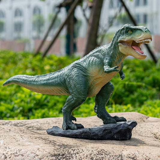Dinosaur outdoor garden decoration, Tyrannosaurus rex statue yard decoration, outdoor decoration, courtyard art, lawn ornaments, dinosaur gifts, suitable for women/men/dinosaur enthusiasts as gifts