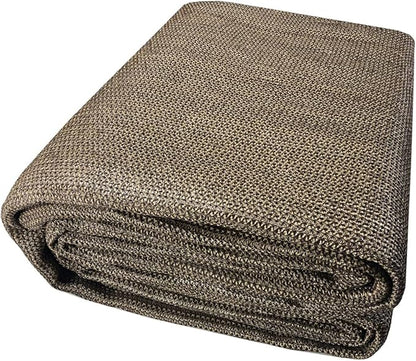 Elegant Privacy Screen for Backyard Fence, Pool, Deck, Patio, Balcony and Outdoor Paneling - Include Zip Ties (6' x 8', Walnut)
