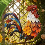 Metal Garden Statue Art Crafts Iron Art Decor for Porch Lawn Pathway