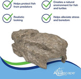 Aquascape Faux Rock Fish Cave, Decorative Shelter for Koi and Pond Fish, Natural-Looking Rock Design, 25-inch L x 15-inch W, 78418