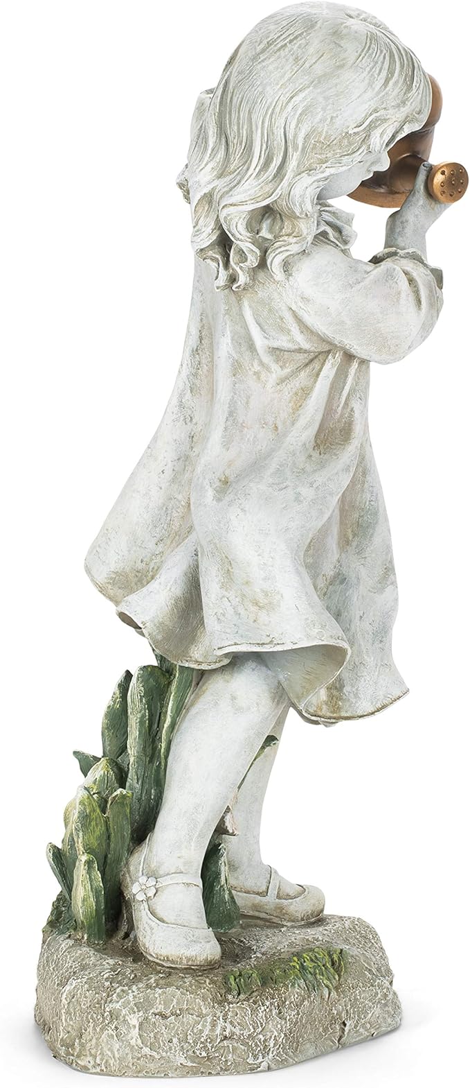 Joseph's Studio Garden Statue – 22" Tall Girl with Watering Can Outdoor Décor – Elegant Resin Yard Sculpture for Patio, Lawn, or Garden
