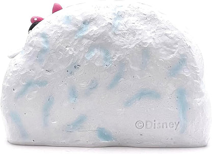Disney Mickey and Minnie Mouse Let it Snow Christmas Outdoor Garden Rock, 5 inches Tall, Officially Licensed Disney Product