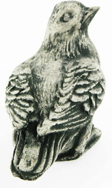 Lark Bird Concrete Statue Cement Birds Figurines Cast Stone Bird Bath Figure Back Yard Art