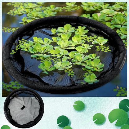 Diameter Fish Barrier Black Flora Round Floating Island Plant Protector for Your Home Pond Protects Fish