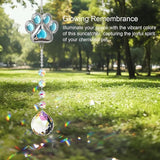Dog Memorial Gifts for Loss of Dog, K9 Crystal Suncatcher Rainbow Maker Window Hanging Ornament for Pet Loss Sympathy Gift, Car Hanging Decoration, pet Christmas Ornament