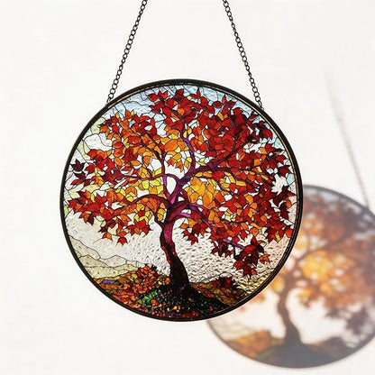 Stained Glass Window Hanging,suncatcher Stained Glass kit,Stained Glass Ornament, Garden suncatchers for Windows Hanging,Window Decor or Indoor,Gifts for Women, Lovers, Couple, Friends