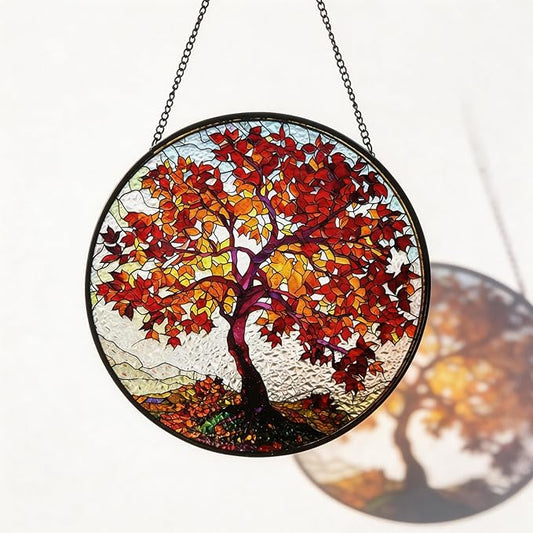 Stained Glass Window Hanging,suncatcher Stained Glass kit,Stained Glass Ornament, Garden suncatchers for Windows Hanging,Window Decor or Indoor,Gifts for Women, Lovers, Couple, Friends