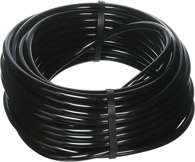 Aquascape 94008 Black Vinyl Tubing 3/8" X 100' for Pond Water Feature Waterfall Landscape and Garden