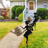 Afirst Solar Lights Outdoor Garden Decor Solar Fairy Decorative Stake Light with Watering Can Decorative Metal Outdoor Ornament for Yard Pathway Lawn Patio