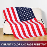 Embroidered American Flag 3x5 Outdoor,Heavy Duty 420D Nylon USA FLag, Embroidered Star and Sewn Stripes,Quadruple Stitched Fly End,Brass Grommets,Patriotic Decor