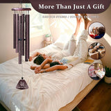 Sister Birthday Gifts, Mother Day Best Sisters Ever 32" Wind Chimes for Women, Birthday Gifts for Sister from Sisters, Christmas Graduation Presents for Bestie Sis, Funny Sis Best Friend