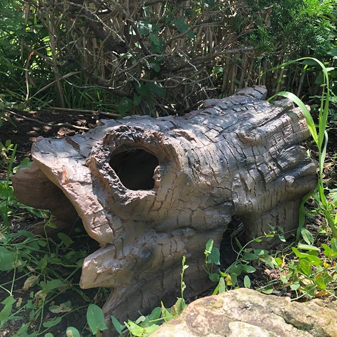 Aquascape Faux Log Fish Cave for Pond, Koi Predator Control | 78324