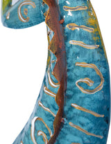 Deco 79 Metal Lizard Home Wall Decor Indoor Outdoor Wall Sculpture, Wall Art 15" x 5" x 29", Multi Colored