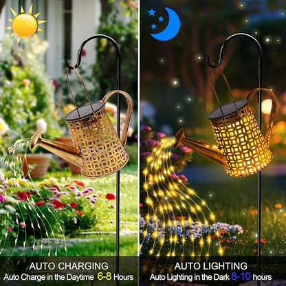 Solar Watering Can Lights, Unique Gifts for Mothers Day Women Mom Grandma Birthday, Waterproof Outdoor Garden Decor Large Hanging Solar Lanterns Garden Lights for Patio Porch Yard Flowerbed Pathway