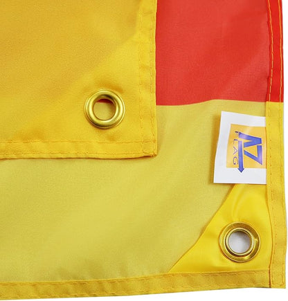 AZ FLAG Catalonia Flag 150 x 90 cm with 4 Eyelets, Catalan Pavilion for Balcony or Wall