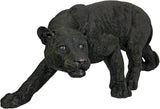 Design Toscano Shadowed Predator Black Panther Garden Statue, Medium 26 Inch, Polyresin, Black