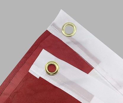2x4 Ft 4th of July Decorations Memorial Day American flags Bunting Flags outdoor- Half Fan Banner Pleated Patriotic flag USA Flags 3-Pack