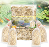 MAQIHAN Barley Straw for Ponds – Pond Media for Outdoor Fish Pond & Koi Pond, Natural Pond Filtration Accessory, Supports Water Balance for Garden Ponds & Water Features, 10 Mesh Filter Bags Included