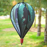 In the Breeze 0975 — Sasquatch 6-Panel Hot Air Balloon — Bigfoot Wind Spinner with Tail for Yards and Gardens…
